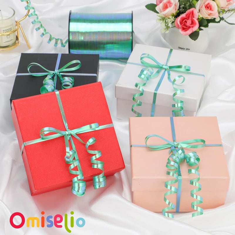 OMISELIO Green Ribbon - Iridescent Green Curling Ribbon, 500 Yards - Gift Wrapping, Balloon String, St. Patrick's Day, Graduation - Image 2